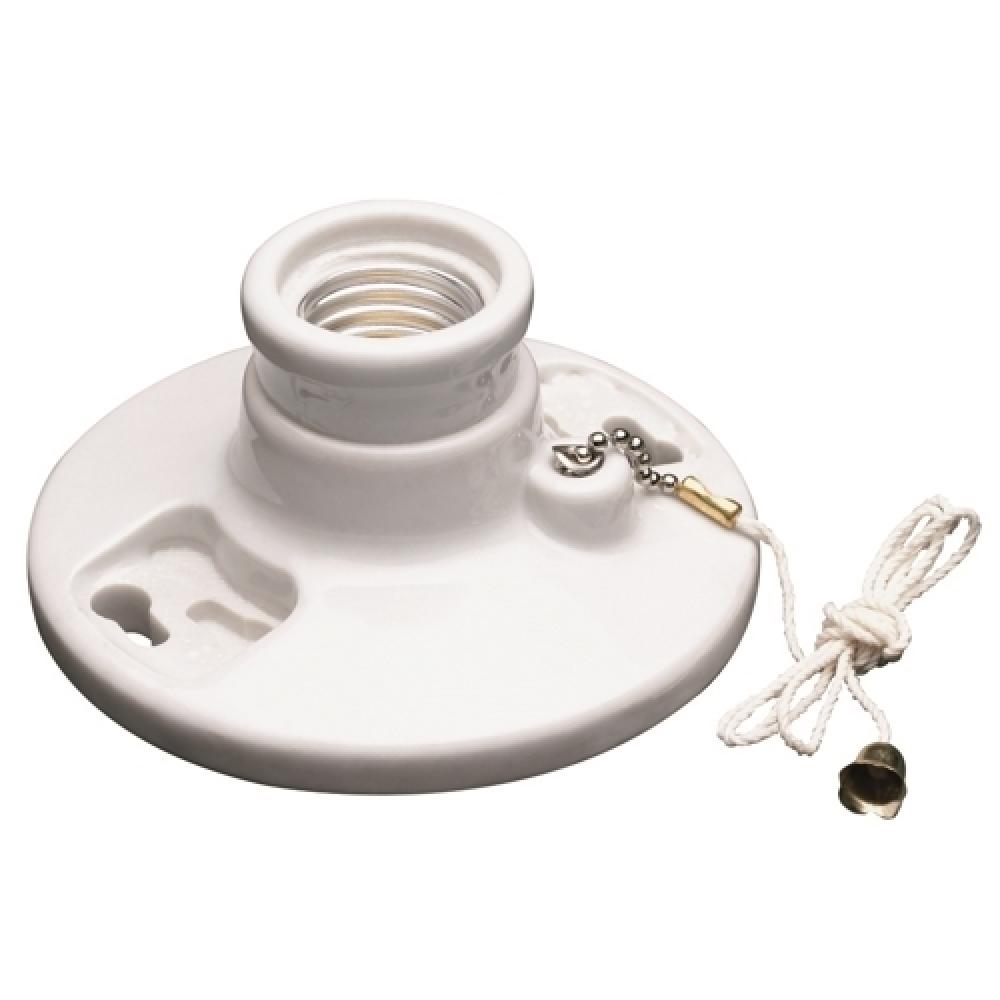 PORCELAIN PULLCHAIN LAMPHOLDER 2 TERM