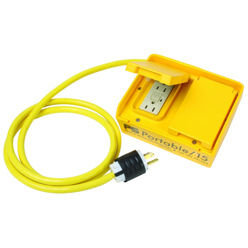 15A PORTABLE GFCI BOX AUTO RESET