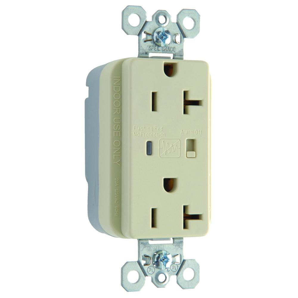PT SPD RECP 20A/125V ALARM IV