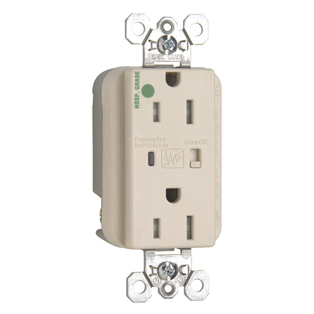HG SPD RECP TR 15A/125V ALARM LA