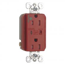 Legrand-Pass & Seymour TR8200REDSP - HG SPD RECP TR 15A/125V ALARM RED