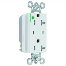 Legrand-Pass & Seymour TR8300WSP - HG SPD RECP TR 20A/125V ALARM WH