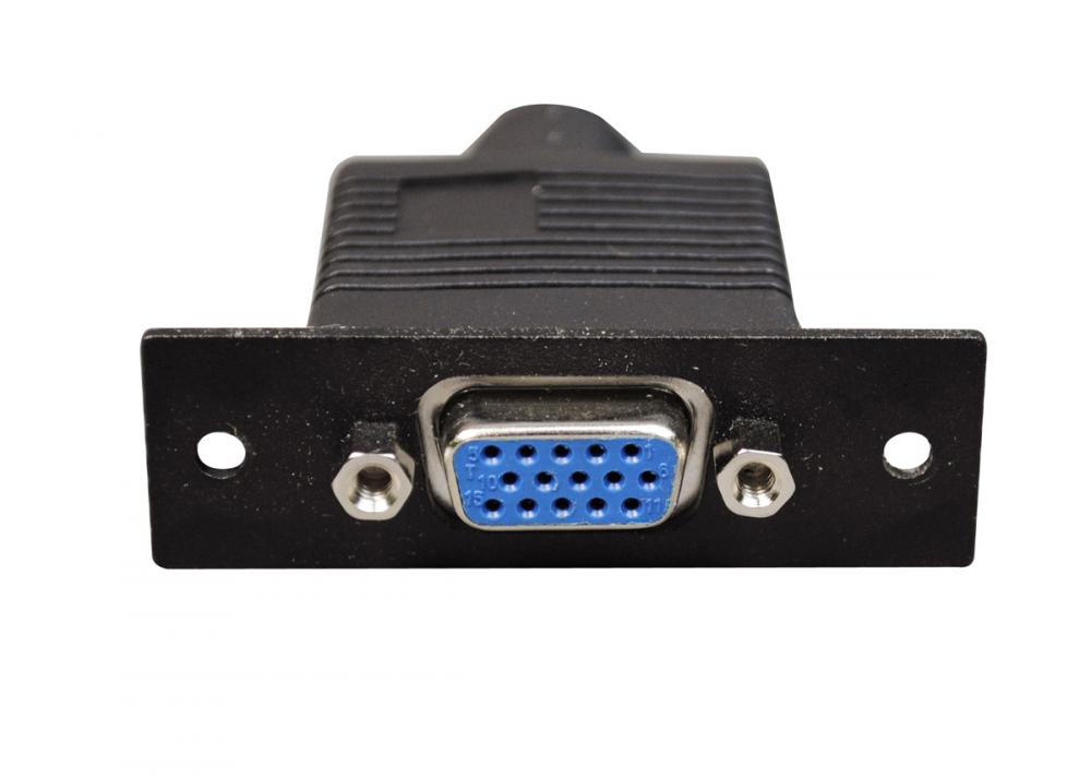 1P,BLACK,SVGA HD-15 PIN F/BNC