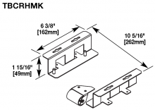 Legrand-Wiremold TBCRHMK - HORIZONTAL MOUNTING KIT