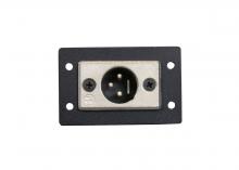 Legrand-Wiremold AV8014BK - NEUTRIK XLR 3-PIN MALE TO SOLDER