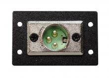 Legrand-Wiremold AV8008BK - 2P,BLACK,XLR 3PIN M/SOLDER