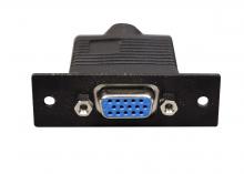 Legrand-Wiremold AV1002BK - 1P,BLACK,SVGA HD-15 PIN F/BNC