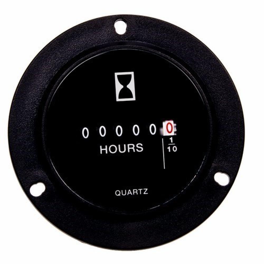 DC HOUR METR RND 3H BEZEL  2.8&#34; 10-80VDC