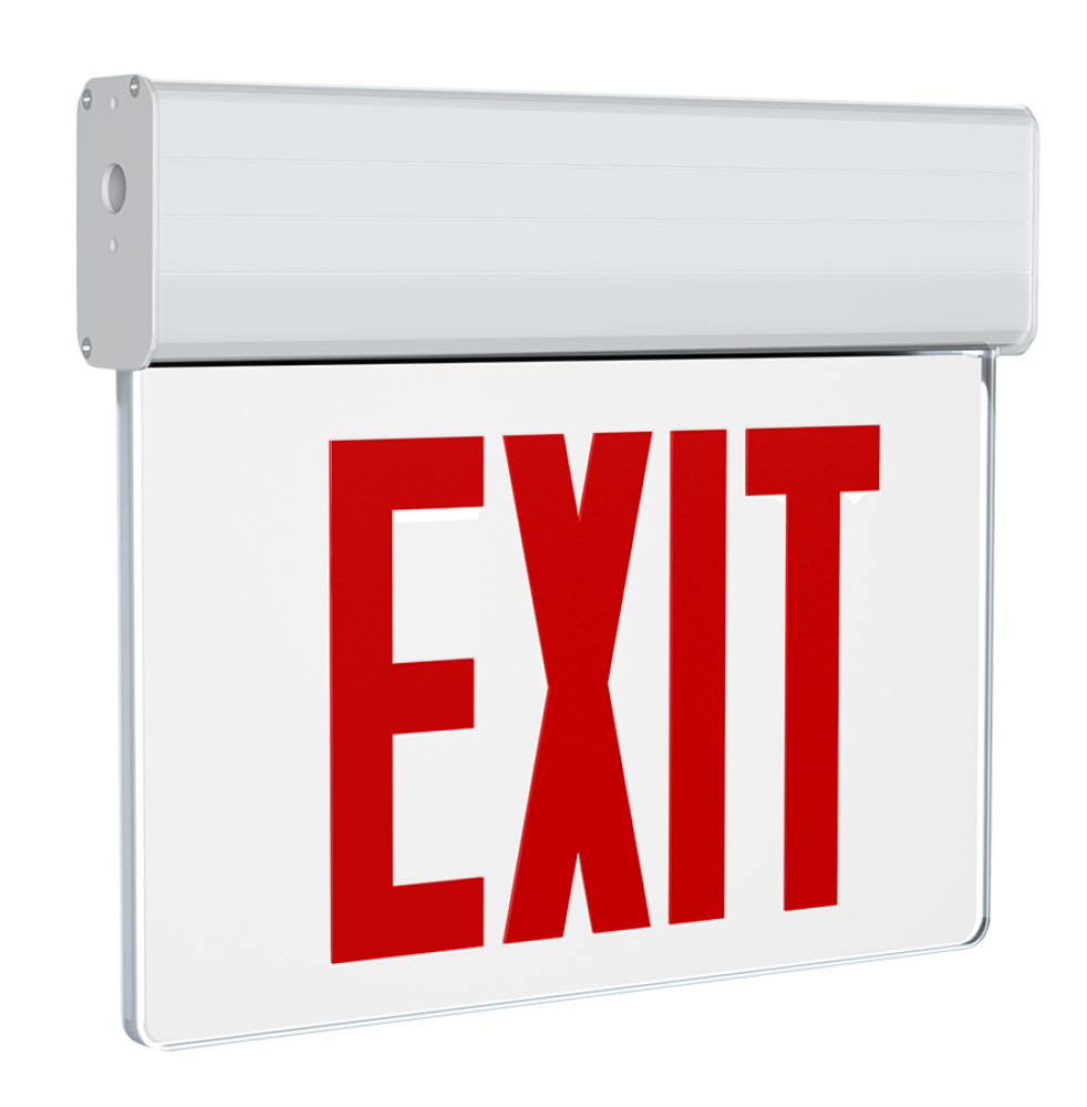 NY EXIT 1FACE EM RED-L CL-P WH-H EM