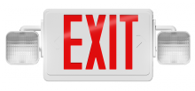 RAB Lighting ECOMBO - CMB UNV-FC 2HEADS EM RED-LETTER WH-HSNG