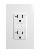 RAB Lighting LCOUTLET/W - LC Outlet wh 1 Controlled 120V/20A
