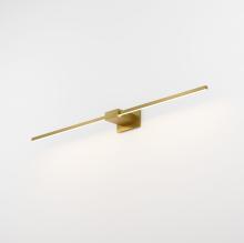 Koncept Inc ZBW-36-4-CM-SW-GLD - Z-Bar Wall Sconce, Soft Warm, Gold, 36,&#34; Center Mount