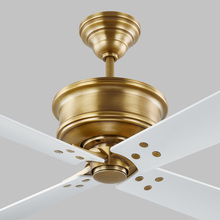 Visual Comfort & Co. Fan Collection 4SBWR56HAB - Subway 56" Indoor/Outdoor Antique Brass Ceiling Fan with Handheld Remote Control