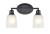 Amberle 2-Light Vanity Matte Black