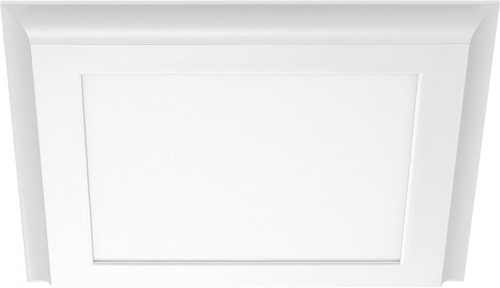 Blink Plus Profile - 18W- 12&#34;. x 12&#34; Surface Mount LED - 4000K - White Finish - 100-277V