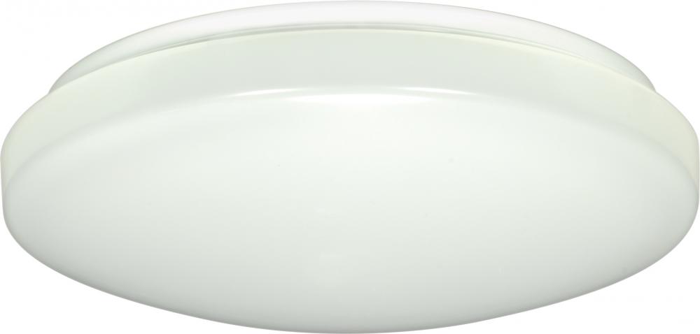 LED - 11&#34; Flushwith Acrylic Lens - 120-277V - White Finish