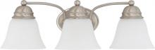 Nuvo 62/1123 - 3 Light - Empire LED 21&#34; Vanity Wall Fixture - Brushed Nickel Finish - Frosted Glass - Lamps