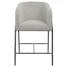 Uttermost 23737 - Uttermost Jacobsen Gray 27&#34; Counter Stool