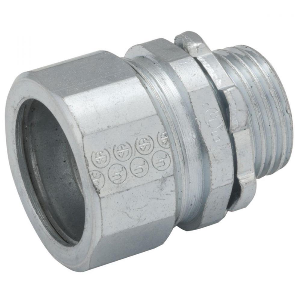 RGD/IMC COMPR CONNECTOR 1 IN STEEL