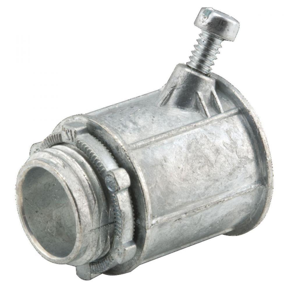 CONNECTOR FLEX AC/MC 1/2 IN DC ZINC