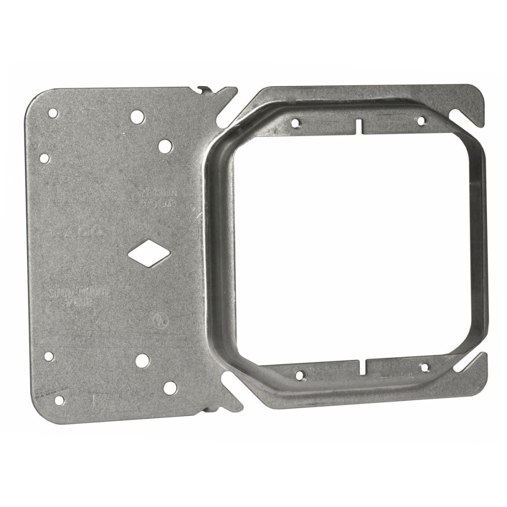 4SQ STUD-MOUNT RING 2G - RAISED 5/8