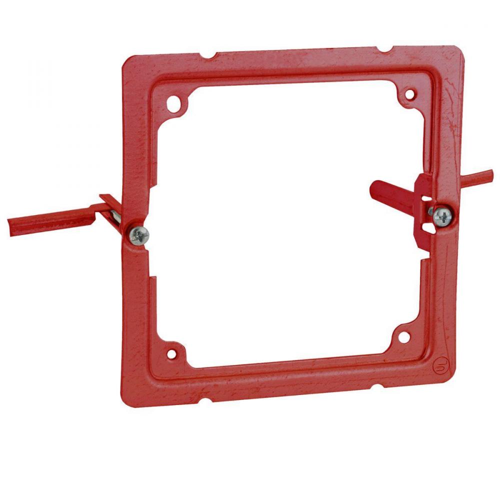 4SQ RETRO RING BOX MOUNT ALARMS - RED