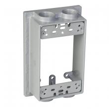 Raco-Taymac-Bell, a Hubbell affiliate SE450S - 1G WP EXT ADAPT (4) 1/2 IN. OUTLETS  GY