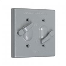 Raco-Taymac-Bell, a Hubbell affiliate TC200S - 2G VERTICAL WP COVER TOGGLE GRAY