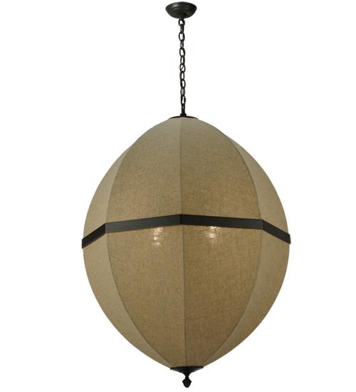 32&#34;W Eliptic Textrene Pendant