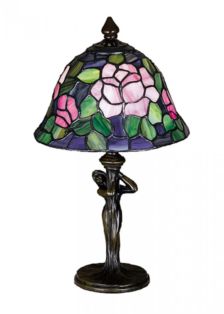 12&#34;H Tiffany Rosebush Mini Lamp