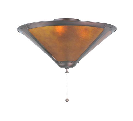 16&#34; Wide Sutter Fan Light Fixture