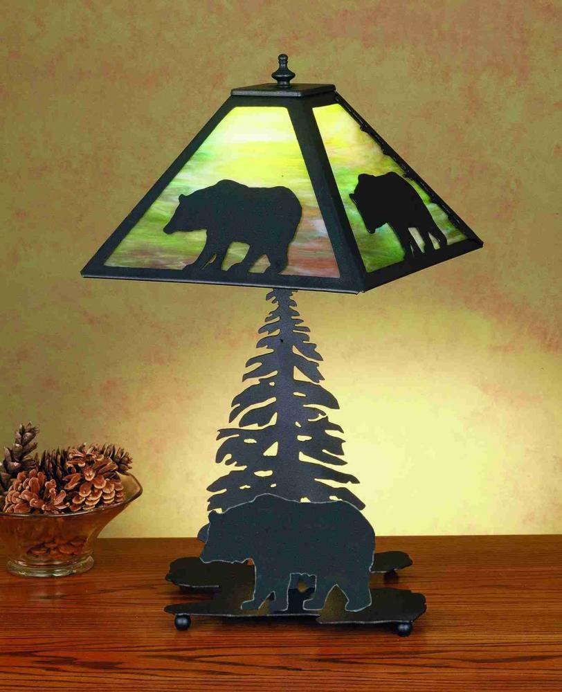 15&#34; High Lone Bear Accent Lamp