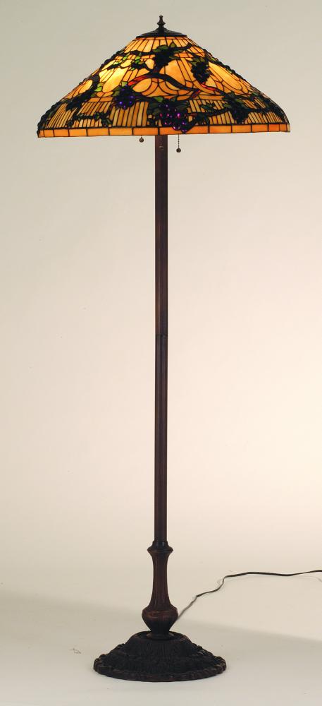 64&#34; High Jeweled Grape Floor Lamp