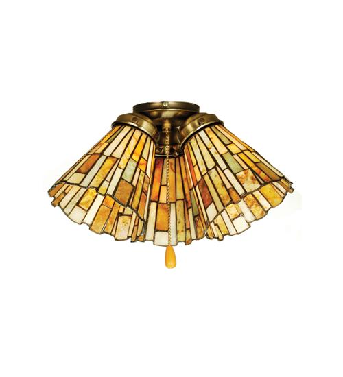 5&#34;W Delta Jadestone Fan Light Shade