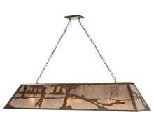 Meyda White 111946 - 60&#34; Long Golf Oblong Pendant