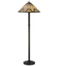 Meyda White 115434 - 63&#34;H NUEVO Mission Floor Lamp