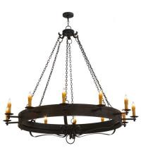 Meyda White 115557 - 72&#34;W Parnella 12 LT Chandelier