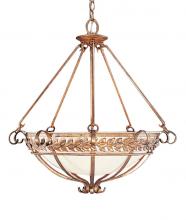 Meyda White 120779 - 24&#34; Wide Florentine Inverted Pendant