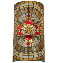 Meyda White 127442 - 11&#34;W Regal Splendor Wall Sconce