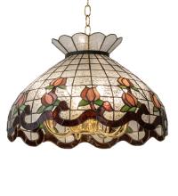 Meyda White 134790 - 20&#34; Wide Roseborder Pendant