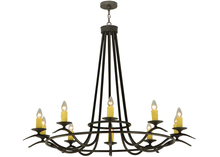 Meyda White 137894 - 58&#34;W Octavia 10 LT Chandelier