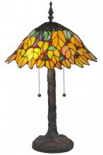 Meyda White 139603 - 24.5&#34;H Follaje Table Lamp