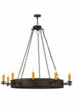 Meyda White 145020 - 60&#34;W Parnella 10 LT Chandelier