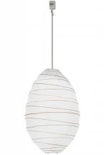 Meyda White 153156 - 15&#34; Wide Papier Lantern Pendant