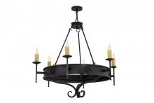 Meyda White 166957 - 48&#34; Wide Lorenzo 6 Light Chandelier