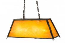 Meyda White 167544 - 36&#34;L Sticks Oblong Pendant