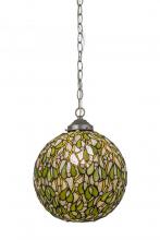 Meyda White 172428 - 12&#34;W Mistletoe Ball Pendant