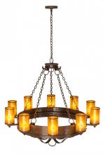 Meyda White 175018 - 48&#34;W Parnella 10 LT Chandelier