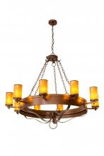 Meyda White 178113 - 60&#34;W Parnella 10 LT Chandelier