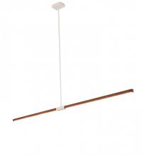 Meyda White 183193 - 120&#34;L Trax Oblong Pendant